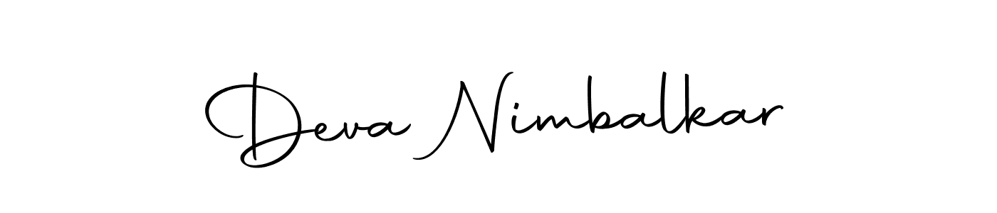 Deva Nimbalkar stylish signature style. Best Handwritten Sign (Autography-DOLnW) for my name. Handwritten Signature Collection Ideas for my name Deva Nimbalkar. Deva Nimbalkar signature style 10 images and pictures png