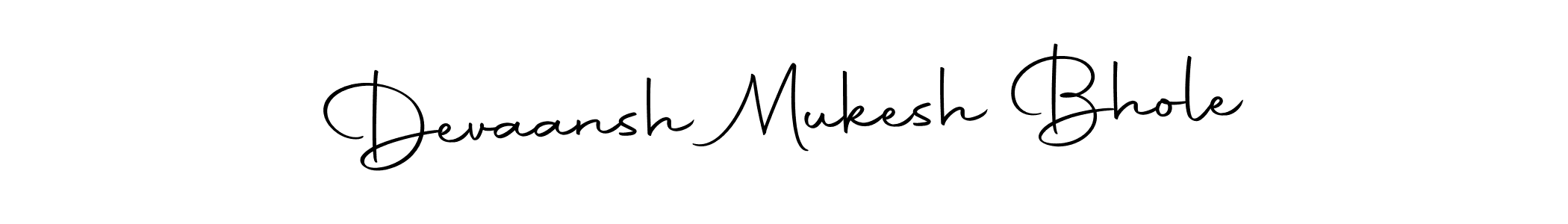 Devaansh Mukesh Bhole stylish signature style. Best Handwritten Sign (Autography-DOLnW) for my name. Handwritten Signature Collection Ideas for my name Devaansh Mukesh Bhole. Devaansh Mukesh Bhole signature style 10 images and pictures png