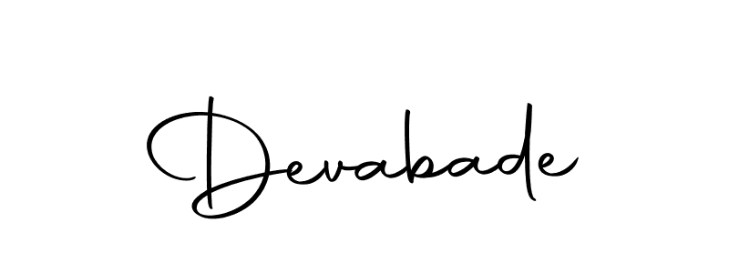 Devabade stylish signature style. Best Handwritten Sign (Autography-DOLnW) for my name. Handwritten Signature Collection Ideas for my name Devabade. Devabade signature style 10 images and pictures png