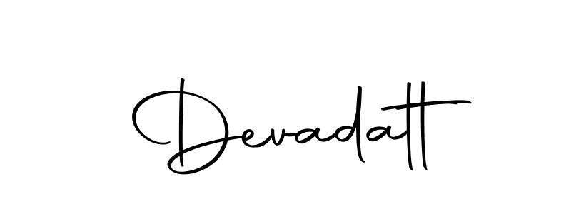 Make a beautiful signature design for name Devadatt. Use this online signature maker to create a handwritten signature for free. Devadatt signature style 10 images and pictures png
