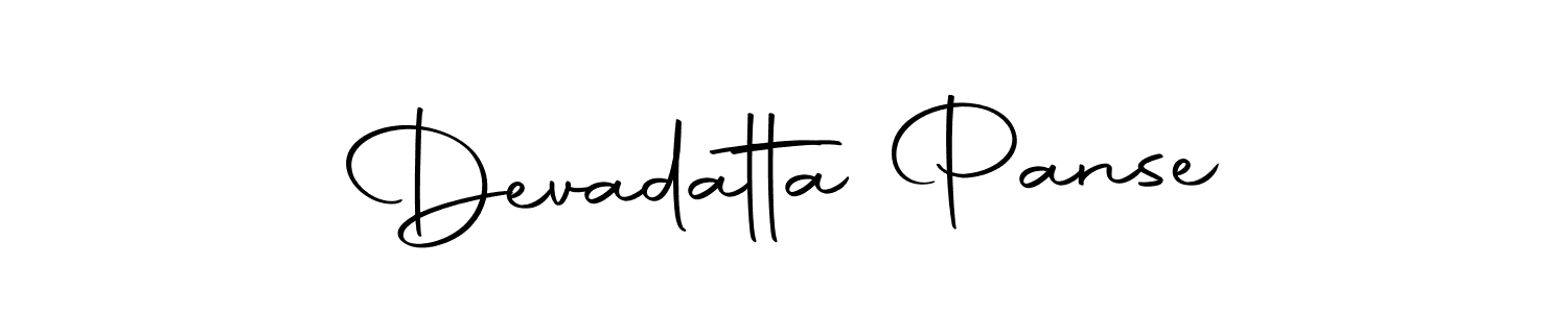 How to make Devadatta Panse name signature. Use Autography-DOLnW style for creating short signs online. This is the latest handwritten sign. Devadatta Panse signature style 10 images and pictures png