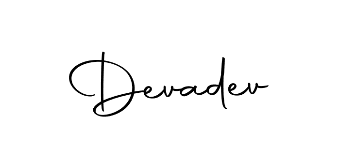 Make a beautiful signature design for name Devadev. Use this online signature maker to create a handwritten signature for free. Devadev signature style 10 images and pictures png