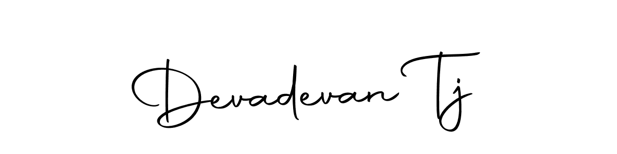 Make a beautiful signature design for name Devadevan Tj. Use this online signature maker to create a handwritten signature for free. Devadevan Tj signature style 10 images and pictures png