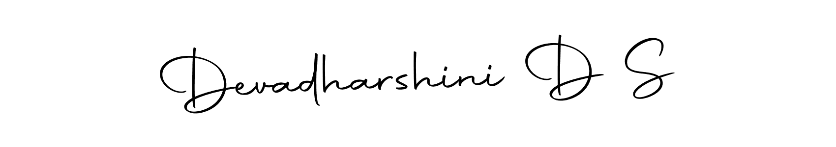 You can use this online signature creator to create a handwritten signature for the name Devadharshini D S. This is the best online autograph maker. Devadharshini D S signature style 10 images and pictures png