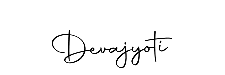 Design your own signature with our free online signature maker. With this signature software, you can create a handwritten (Autography-DOLnW) signature for name Devajyoti. Devajyoti signature style 10 images and pictures png