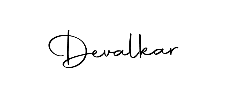 Create a beautiful signature design for name Devalkar. With this signature (Autography-DOLnW) fonts, you can make a handwritten signature for free. Devalkar signature style 10 images and pictures png