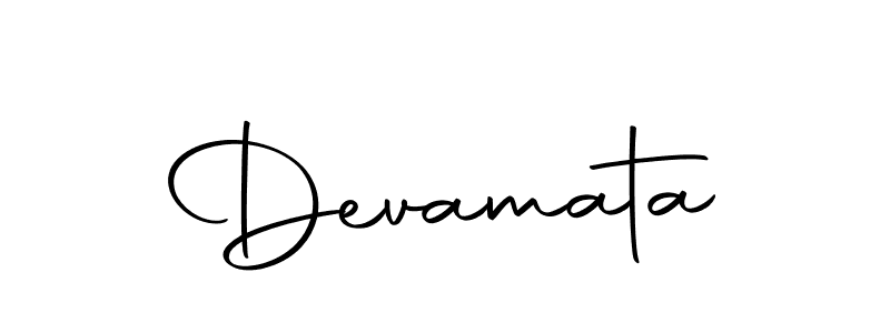 Make a beautiful signature design for name Devamata. With this signature (Autography-DOLnW) style, you can create a handwritten signature for free. Devamata signature style 10 images and pictures png