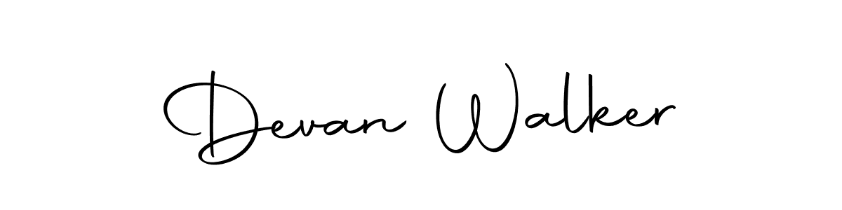 Create a beautiful signature design for name Devan Walker. With this signature (Autography-DOLnW) fonts, you can make a handwritten signature for free. Devan Walker signature style 10 images and pictures png