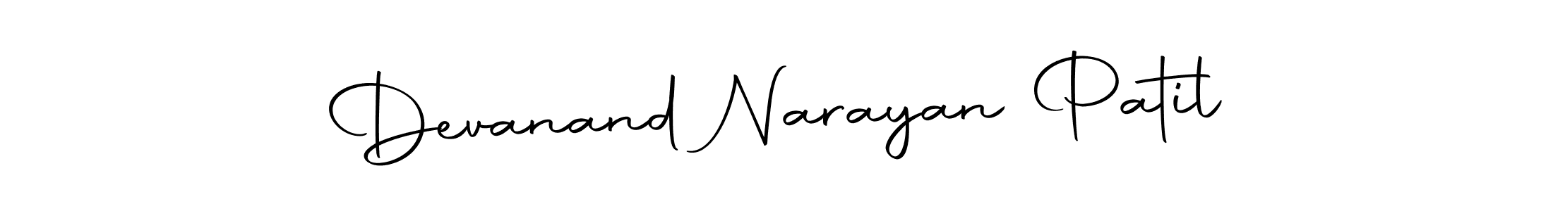 How to make Devanand Narayan Patil name signature. Use Autography-DOLnW style for creating short signs online. This is the latest handwritten sign. Devanand Narayan Patil signature style 10 images and pictures png