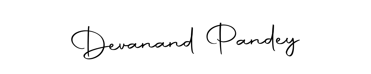 Create a beautiful signature design for name Devanand Pandey. With this signature (Autography-DOLnW) fonts, you can make a handwritten signature for free. Devanand Pandey signature style 10 images and pictures png