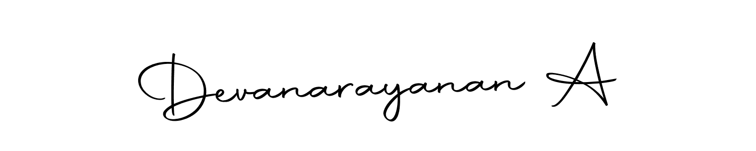 This is the best signature style for the Devanarayanan A name. Also you like these signature font (Autography-DOLnW). Mix name signature. Devanarayanan A signature style 10 images and pictures png