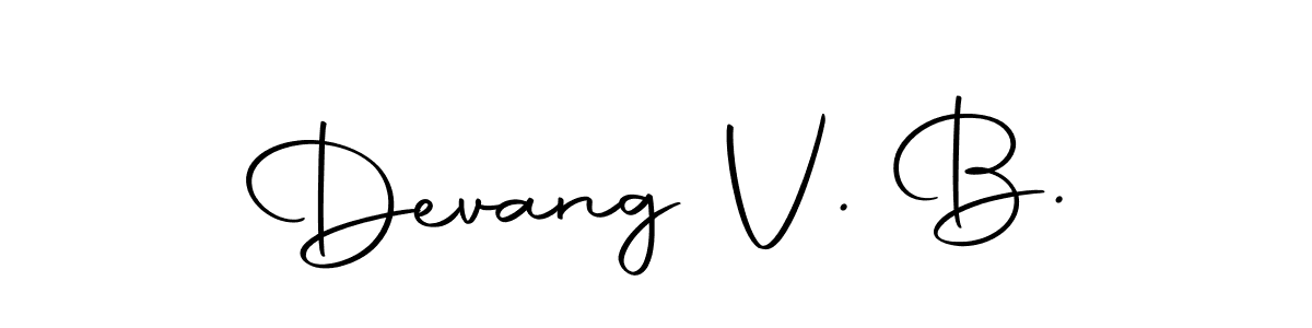 Similarly Autography-DOLnW is the best handwritten signature design. Signature creator online .You can use it as an online autograph creator for name Devang V. B.. Devang V. B. signature style 10 images and pictures png