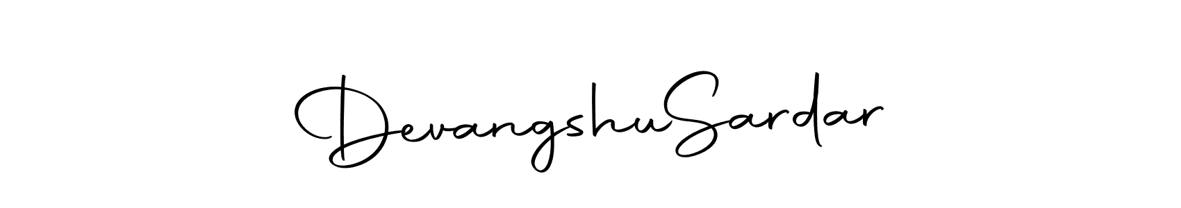 The best way (Autography-DOLnW) to make a short signature is to pick only two or three words in your name. The name Devangshu  Sardar include a total of six letters. For converting this name. Devangshu  Sardar signature style 10 images and pictures png