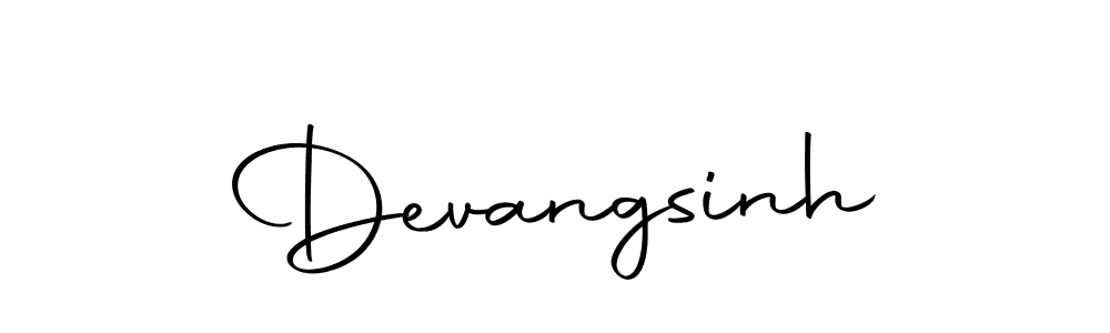 Design your own signature with our free online signature maker. With this signature software, you can create a handwritten (Autography-DOLnW) signature for name Devangsinh. Devangsinh signature style 10 images and pictures png
