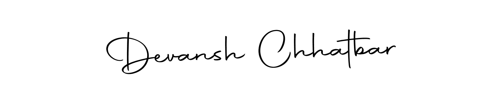 It looks lik you need a new signature style for name Devansh Chhatbar. Design unique handwritten (Autography-DOLnW) signature with our free signature maker in just a few clicks. Devansh Chhatbar signature style 10 images and pictures png