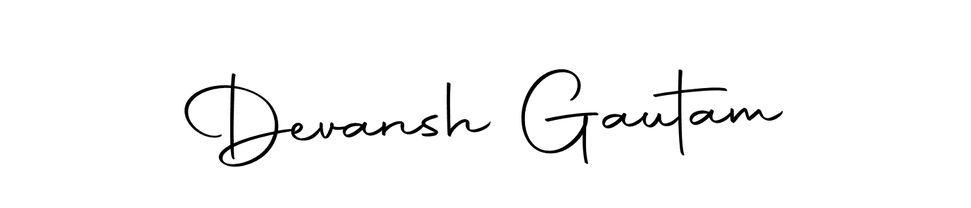 Also we have Devansh Gautam name is the best signature style. Create professional handwritten signature collection using Autography-DOLnW autograph style. Devansh Gautam signature style 10 images and pictures png