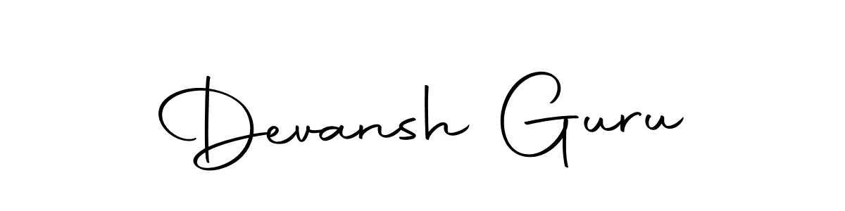 Make a beautiful signature design for name Devansh Guru. Use this online signature maker to create a handwritten signature for free. Devansh Guru signature style 10 images and pictures png