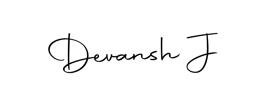 The best way (Autography-DOLnW) to make a short signature is to pick only two or three words in your name. The name Devansh J include a total of six letters. For converting this name. Devansh J signature style 10 images and pictures png