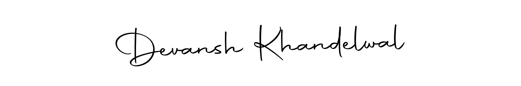 if you are searching for the best signature style for your name Devansh Khandelwal. so please give up your signature search. here we have designed multiple signature styles  using Autography-DOLnW. Devansh Khandelwal signature style 10 images and pictures png