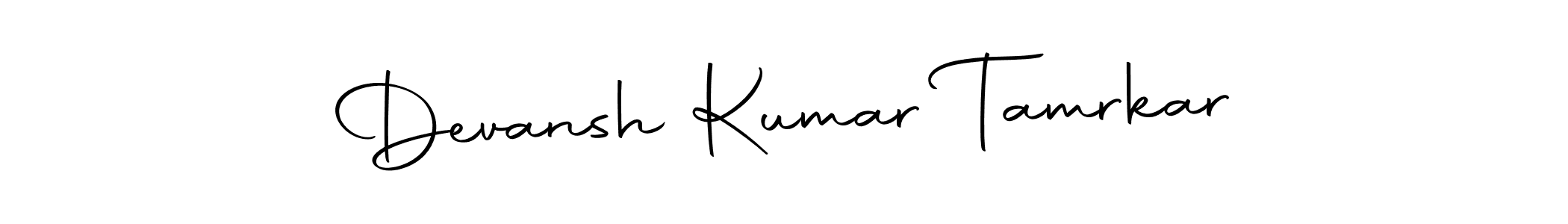 Devansh Kumar Tamrkar stylish signature style. Best Handwritten Sign (Autography-DOLnW) for my name. Handwritten Signature Collection Ideas for my name Devansh Kumar Tamrkar. Devansh Kumar Tamrkar signature style 10 images and pictures png