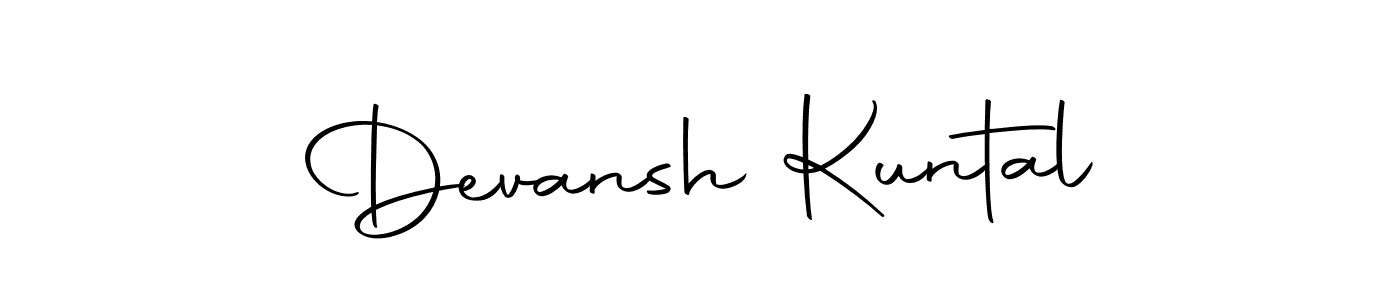 This is the best signature style for the Devansh Kuntal name. Also you like these signature font (Autography-DOLnW). Mix name signature. Devansh Kuntal signature style 10 images and pictures png