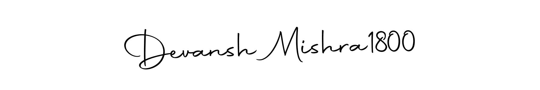 Design your own signature with our free online signature maker. With this signature software, you can create a handwritten (Autography-DOLnW) signature for name Devansh Mishra1800. Devansh Mishra1800 signature style 10 images and pictures png