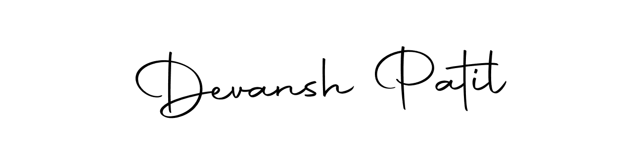Devansh Patil stylish signature style. Best Handwritten Sign (Autography-DOLnW) for my name. Handwritten Signature Collection Ideas for my name Devansh Patil. Devansh Patil signature style 10 images and pictures png