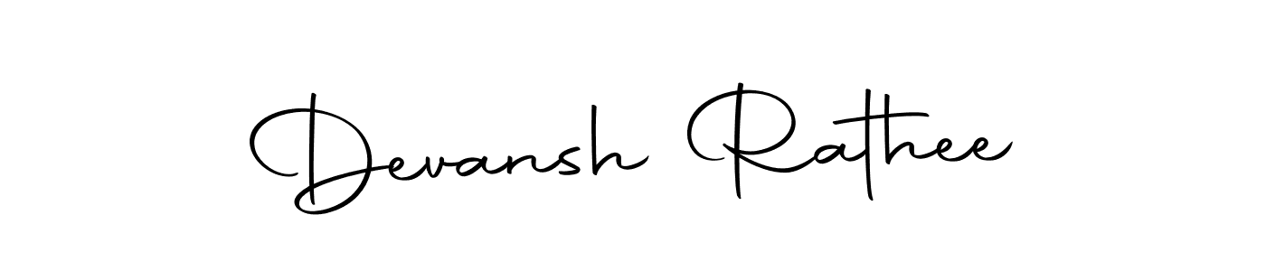 Make a short Devansh Rathee signature style. Manage your documents anywhere anytime using Autography-DOLnW. Create and add eSignatures, submit forms, share and send files easily. Devansh Rathee signature style 10 images and pictures png