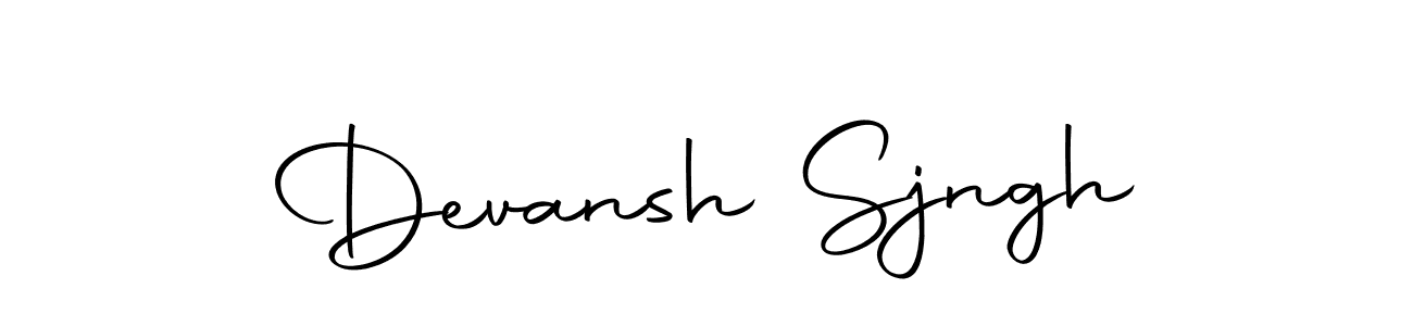 The best way (Autography-DOLnW) to make a short signature is to pick only two or three words in your name. The name Devansh Sjngh include a total of six letters. For converting this name. Devansh Sjngh signature style 10 images and pictures png