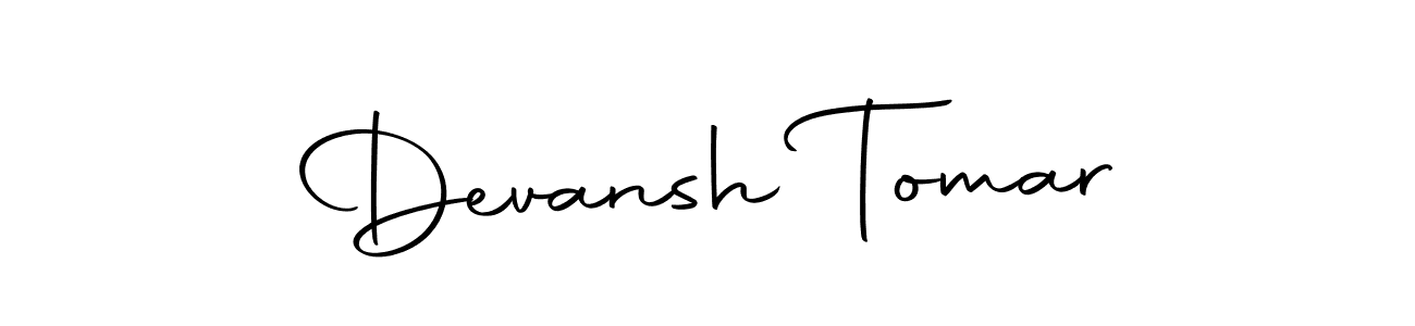 Also we have Devansh Tomar name is the best signature style. Create professional handwritten signature collection using Autography-DOLnW autograph style. Devansh Tomar signature style 10 images and pictures png