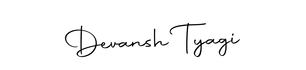 Similarly Autography-DOLnW is the best handwritten signature design. Signature creator online .You can use it as an online autograph creator for name Devansh Tyagi. Devansh Tyagi signature style 10 images and pictures png