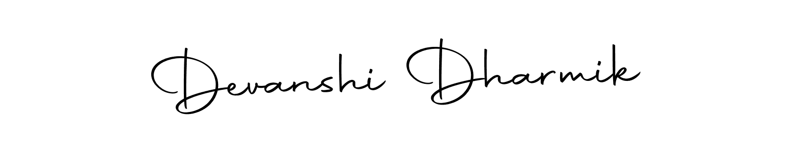 Also we have Devanshi Dharmik name is the best signature style. Create professional handwritten signature collection using Autography-DOLnW autograph style. Devanshi Dharmik signature style 10 images and pictures png
