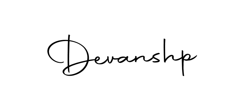 Use a signature maker to create a handwritten signature online. With this signature software, you can design (Autography-DOLnW) your own signature for name Devanshp. Devanshp signature style 10 images and pictures png