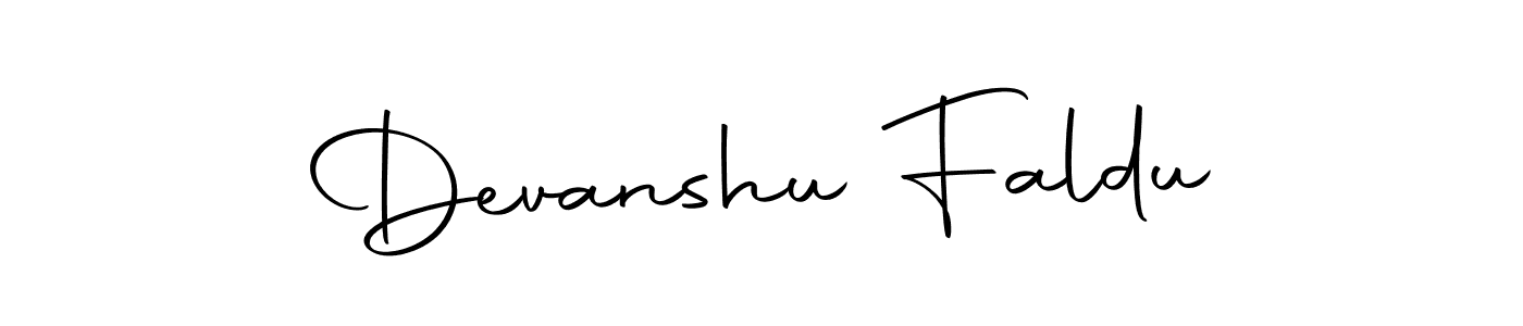 You should practise on your own different ways (Autography-DOLnW) to write your name (Devanshu Faldu) in signature. don't let someone else do it for you. Devanshu Faldu signature style 10 images and pictures png