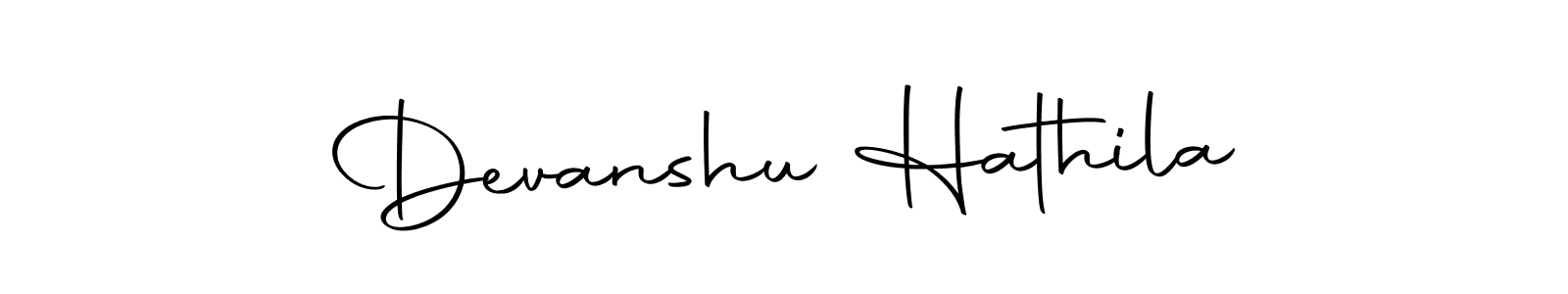 Make a beautiful signature design for name Devanshu Hathila. Use this online signature maker to create a handwritten signature for free. Devanshu Hathila signature style 10 images and pictures png