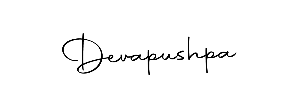 Create a beautiful signature design for name Devapushpa. With this signature (Autography-DOLnW) fonts, you can make a handwritten signature for free. Devapushpa signature style 10 images and pictures png