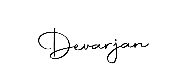 Design your own signature with our free online signature maker. With this signature software, you can create a handwritten (Autography-DOLnW) signature for name Devarjan. Devarjan signature style 10 images and pictures png