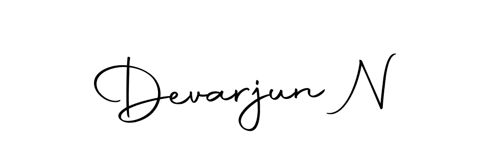 This is the best signature style for the Devarjun N name. Also you like these signature font (Autography-DOLnW). Mix name signature. Devarjun N signature style 10 images and pictures png