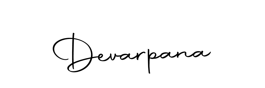 Design your own signature with our free online signature maker. With this signature software, you can create a handwritten (Autography-DOLnW) signature for name Devarpana. Devarpana signature style 10 images and pictures png