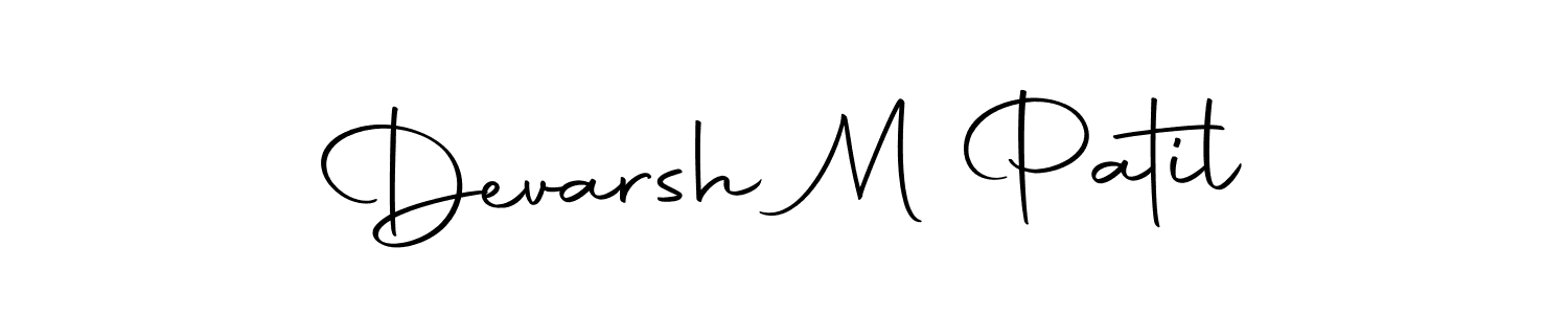 You can use this online signature creator to create a handwritten signature for the name Devarsh M Patil. This is the best online autograph maker. Devarsh M Patil signature style 10 images and pictures png