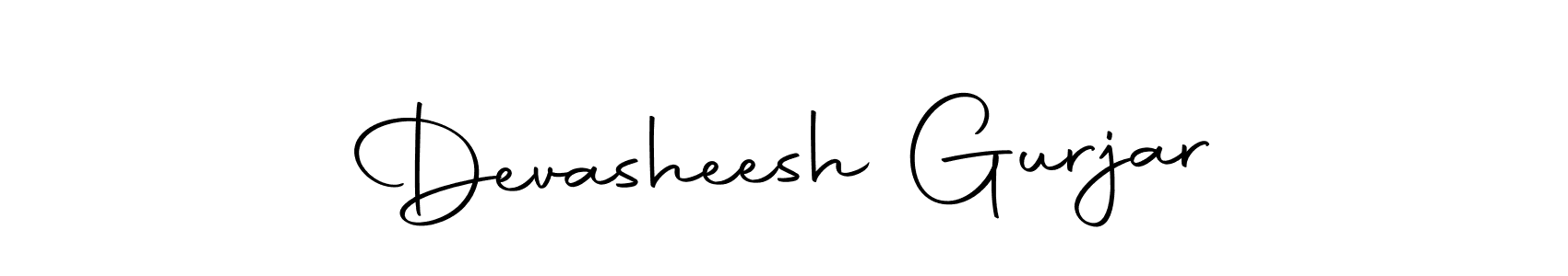 Use a signature maker to create a handwritten signature online. With this signature software, you can design (Autography-DOLnW) your own signature for name Devasheesh Gurjar. Devasheesh Gurjar signature style 10 images and pictures png