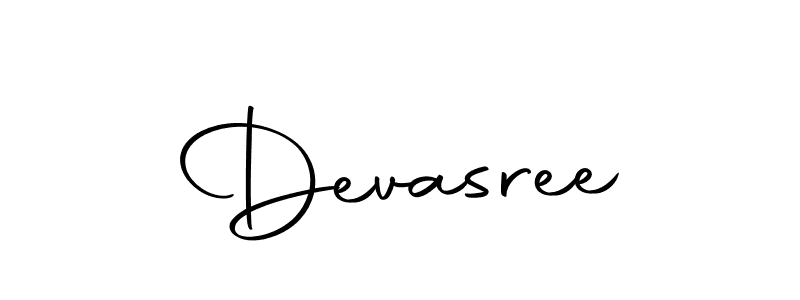 Make a beautiful signature design for name Devasree. With this signature (Autography-DOLnW) style, you can create a handwritten signature for free. Devasree signature style 10 images and pictures png