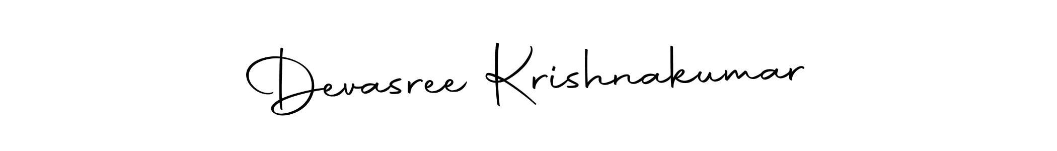 Make a beautiful signature design for name Devasree Krishnakumar. Use this online signature maker to create a handwritten signature for free. Devasree Krishnakumar signature style 10 images and pictures png