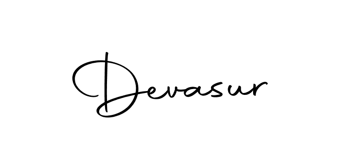 You can use this online signature creator to create a handwritten signature for the name Devasur. This is the best online autograph maker. Devasur signature style 10 images and pictures png