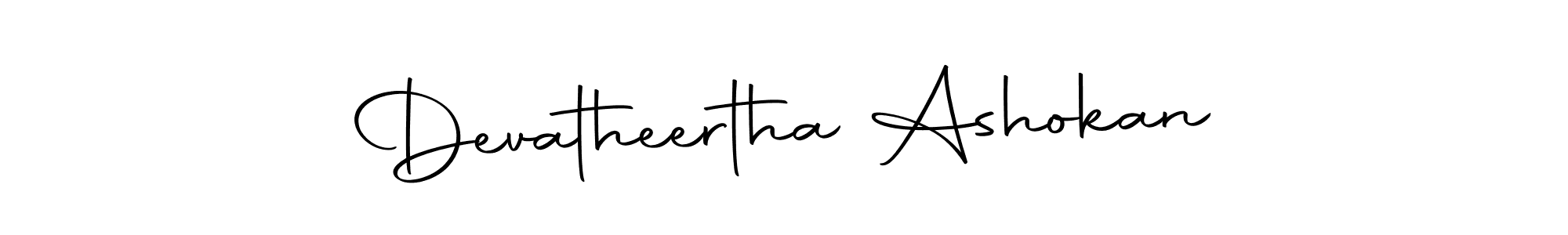 Devatheertha Ashokan stylish signature style. Best Handwritten Sign (Autography-DOLnW) for my name. Handwritten Signature Collection Ideas for my name Devatheertha Ashokan. Devatheertha Ashokan signature style 10 images and pictures png