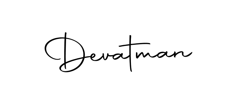 Make a beautiful signature design for name Devatman. With this signature (Autography-DOLnW) style, you can create a handwritten signature for free. Devatman signature style 10 images and pictures png