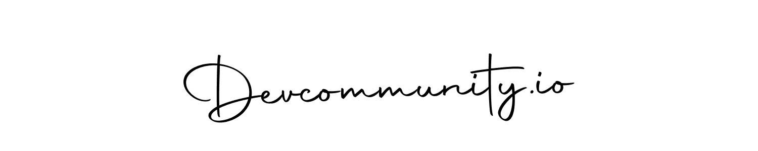 You can use this online signature creator to create a handwritten signature for the name Devcommunity.io. This is the best online autograph maker. Devcommunity.io signature style 10 images and pictures png