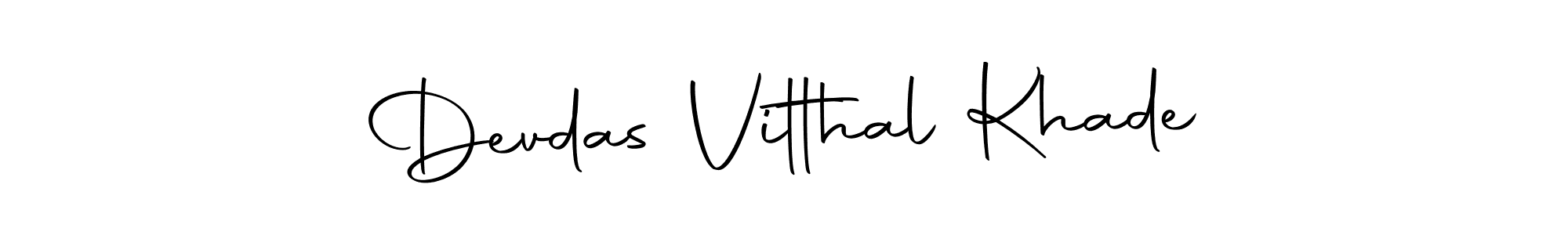 Autography-DOLnW is a professional signature style that is perfect for those who want to add a touch of class to their signature. It is also a great choice for those who want to make their signature more unique. Get Devdas Vitthal Khade name to fancy signature for free. Devdas Vitthal Khade signature style 10 images and pictures png
