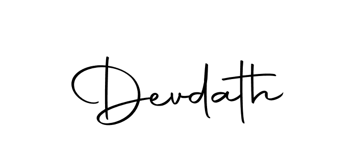 Use a signature maker to create a handwritten signature online. With this signature software, you can design (Autography-DOLnW) your own signature for name Devdath. Devdath signature style 10 images and pictures png