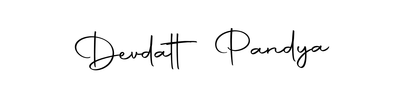 Make a beautiful signature design for name Devdatt Pandya. Use this online signature maker to create a handwritten signature for free. Devdatt Pandya signature style 10 images and pictures png